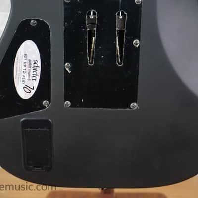 Schecter Demon-6 FR - Aged Black Satin image 9