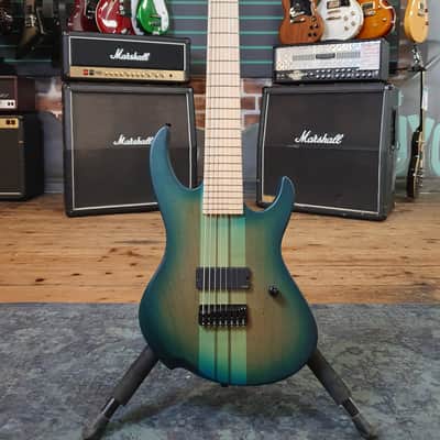 Agile Intrepid Pro 828 Oceanburst 8 String Electric Guitar image 1
