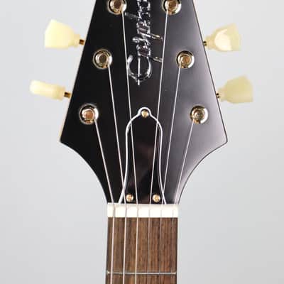 Epiphone 1958 Korina Flying V (White Pickguard) Aged Natural image 4