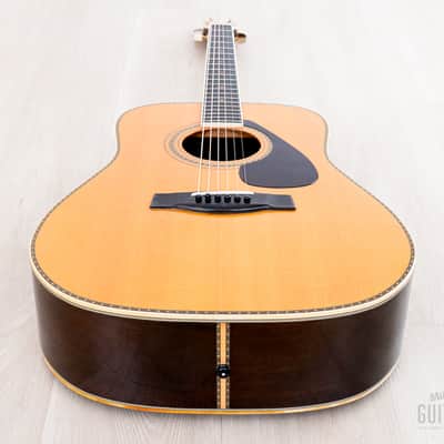 1977 Yamaha L-10 Vintage Dreadnought Acoustic Guitar, Spruce & Rosewood w/ Case & Hangtag, Japan image 12