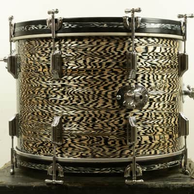 1960s Rogers 14x20 Black Onyx Pearl Bass Drum image 8