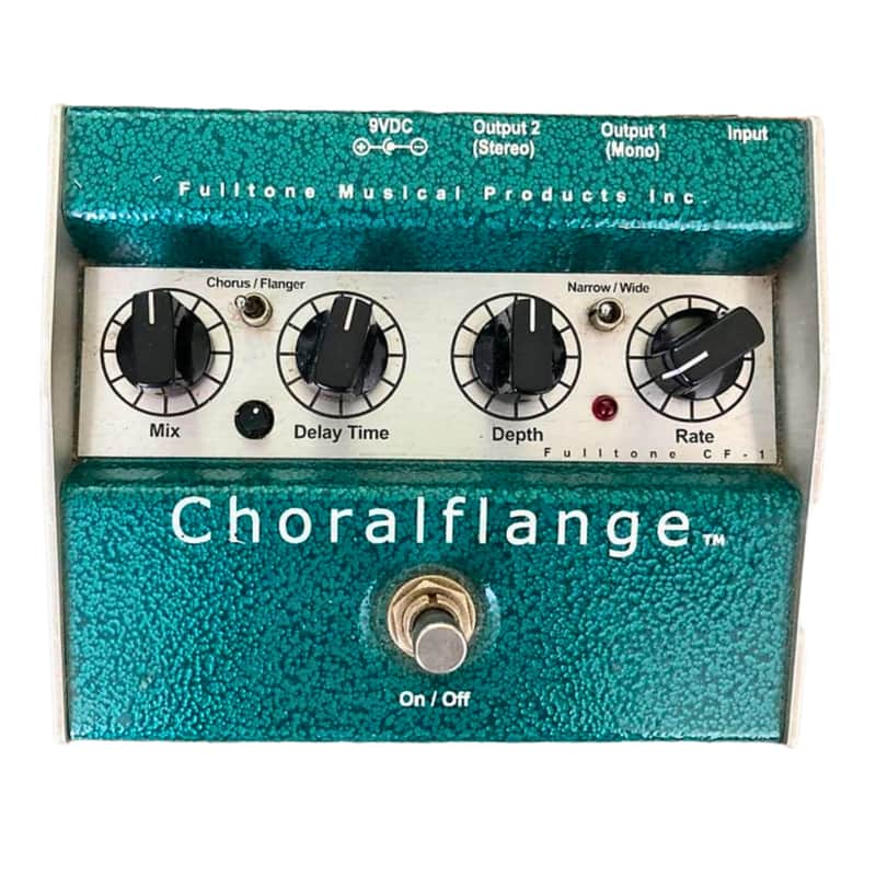2000s Fulltone Choralflange Green/Silver