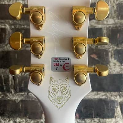 2022 Epiphone Emily Wolfe "White Wolfe" Signature Sheraton - Aged Bone White (USED) image 8