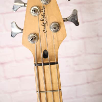 Vintage 1980s Carlo Robelli 4 String Bass- Solid Ash Body w/ Humbucker image 3