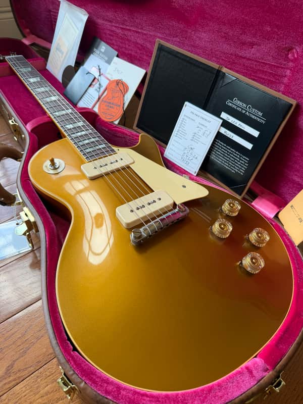 2026 Gibson Custom Shop Les Paul Standard ‘54 Reissue R4 VOS - Gold Top image 1