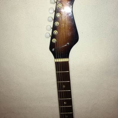 Vintage Made in Japan Palmer? Single Pick UP 60's Brown Burst image 3