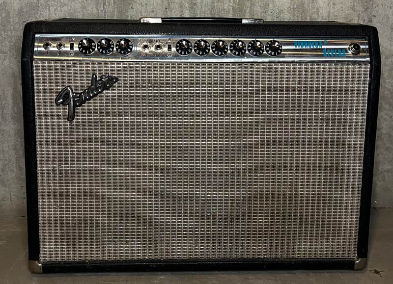 VIntage 1974 Fender Vibrolux Reverb 35-Watt 2x10" Guitar Combo image 1