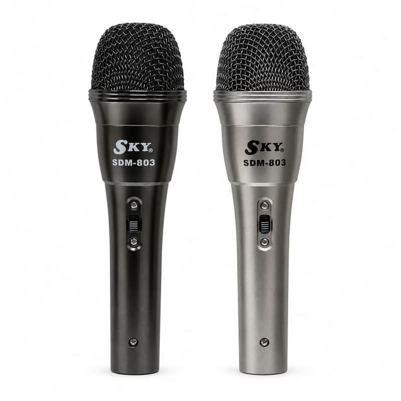 Sky SDM-803 Heavy Duty Dynamic Dual Pack (2 Microphones) Microphones with Cabless