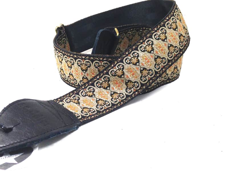 Souldier GS0112BK05BK Persian Black Tapestry Guitar Strap image 1