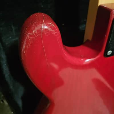 Fender Precision Bass Cherry red image 6