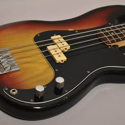 1976 Fender Precision Bass Three-Tone Sunburst w/OHSC image 10