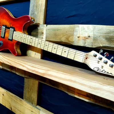 Clifton Guitarworks Windsor - Orange Sunburst image 5