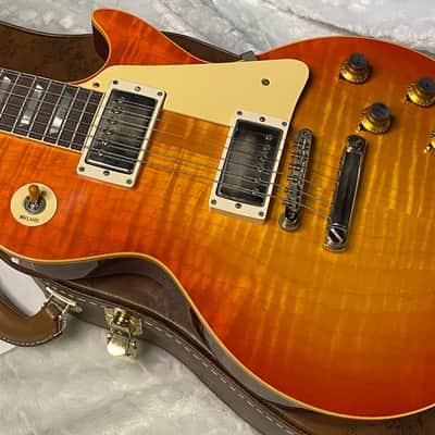 NEW! Gibson Custom 1960 Les Paul Standard Reissue VOS - Tangerine Burst - Authorized Dealer - 9.2 lbs - G07538 image 8