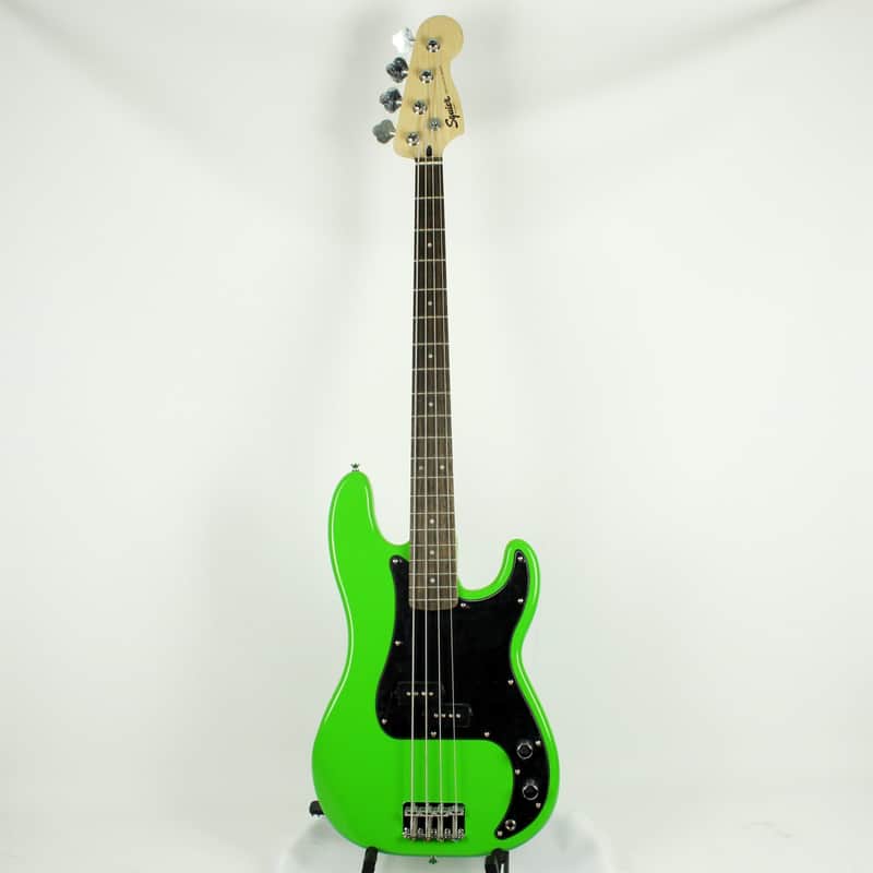 Squier Sonic Precision Bass Limited Edition Lime Green (USED) | Reverb