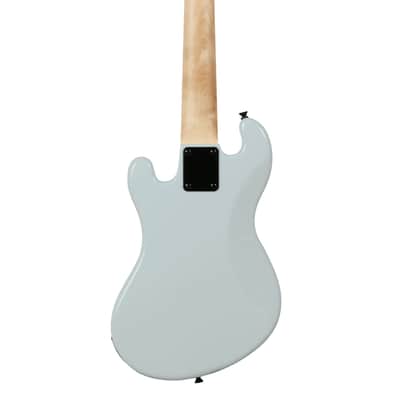 Kala Solid Body 4-String Powder Blue Fretted U-BASS / UBASS-SB-LB-FS image 4