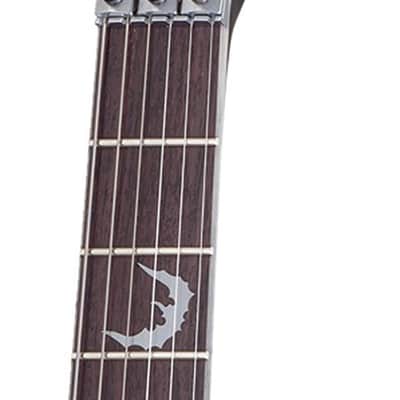 Schecter Damien Platinum 6 FR Electric Guitar - Satin Black (1183) image 8