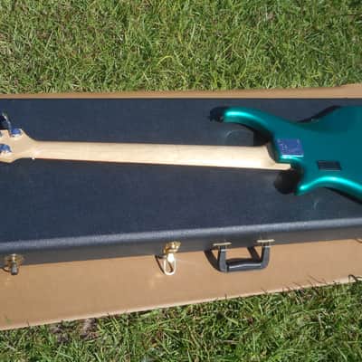 Pedulla USA Rapture RB 5 String Bass Metallic Teal Green with Original Case Bartolini image 5