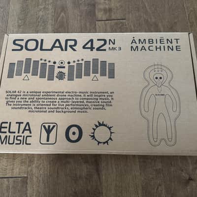 ELTA Music Solar 42N MK.III Ambient Machine - Black - Complete w/ Box & Accessories image 3