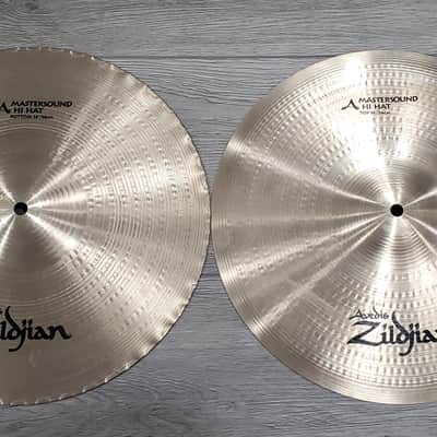 Zildjian 14" A Series Mastersound Hi-Hat Cymbals (Pair) (Mint, Rare Condition!) image 2