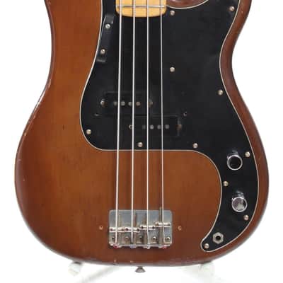 1974 Fender Precision Bass, mocha brown ultra lightweight image 2