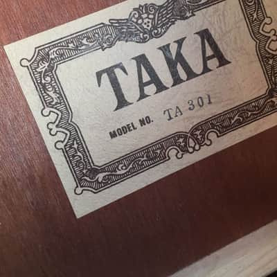 Vintage Taka TA 301 model Acoustic classical guitar japan & case image 6