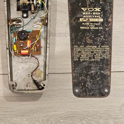 Vox V846 Wah-Wah 1968/69 - Black / Chrome image 1