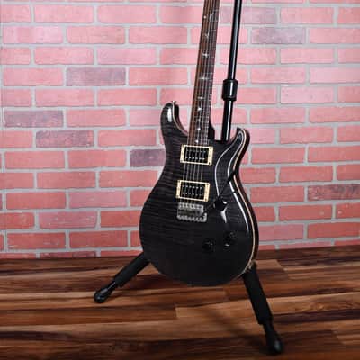 PRS Custom 24 Flame Maple 10 Top Transparent Grey Black 1997 w/OHSC image 5