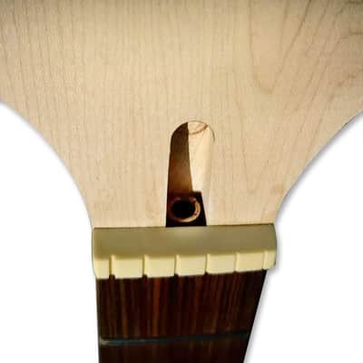 Baritone Electric Guitar Neck – 27" Scale, Maple / Rosewood, 22 Frets image 4