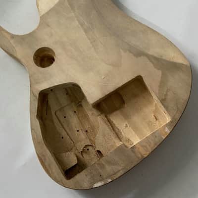 HH Tiger Maple Top Guitar Solid Basswood Body image 8