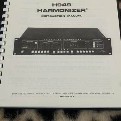 Eventide H949 ORIGINAL Manual image 2