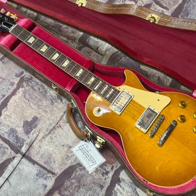 Gibson Custom Shop '58 Les Paul Standard Reissue Plain Top Lemon Burst VOS New Unplayed Auth Dlr 8lbs8oz #445 image 11