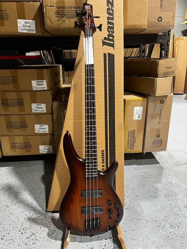 Ibanez Standard SR500A Electric Bass Guitar - Mahogany Brown Burst Low Gloss image 1
