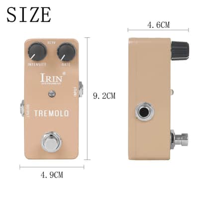 Irin RS-09 Tremolo Pedal Retro Vibrato Old Tube Amplifier Effects True Bypass , price include the import duty to US buyer image 6