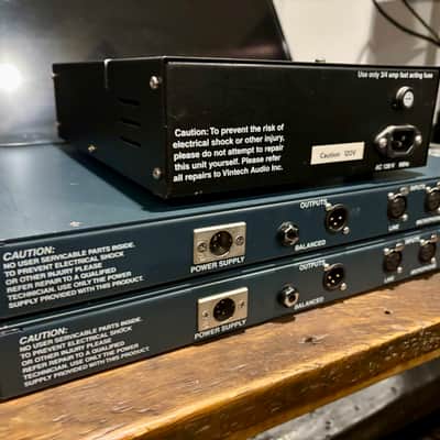Vintech Audio X73i Mic Pre EQ Pair with PSU 2010s - Blue image 5