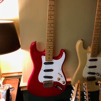 Schecter 1984 Dream Machine Type Stratocaster 1984 Aged Candy Apple Red image 3
