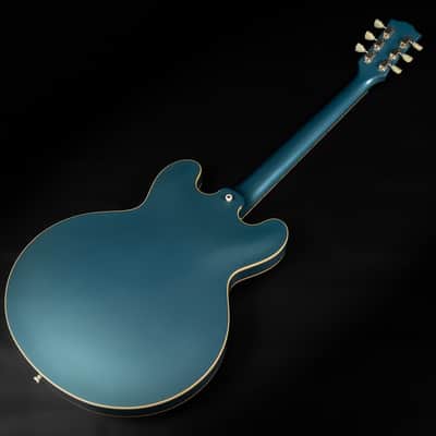 2023 Gibson Custom Shop '59 ES-335 Dot Reissue - Pelham Blue VOS | USA Vintage 1959 Semi-Hollow Custombucker AlNiCo III Unpotted Humbucker 3.39kg | CoA OHSC image 12