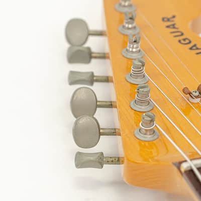 1999 Fender Jaguar JG-66 MIJ Reissue Electric Guitar – Sunburst image 17