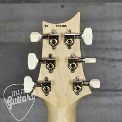 PRS Wood Library CE-24 Satin Quilt Top - Faded Gray Black Cherry Burst image 7