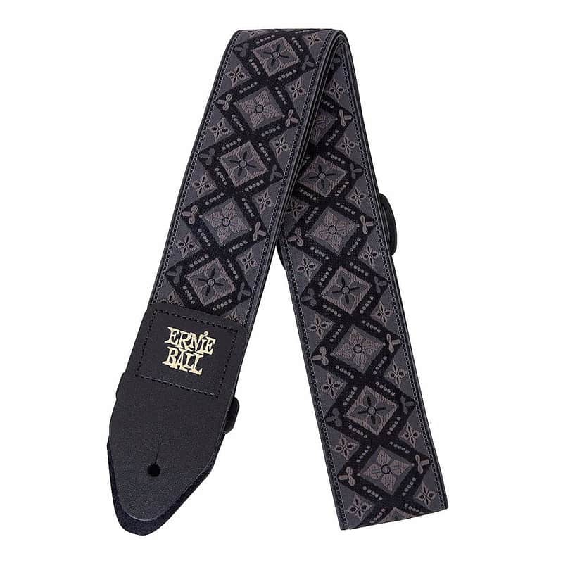 Ernie Ball 4093 Regal Black Jacquard Guitar Strap image 1