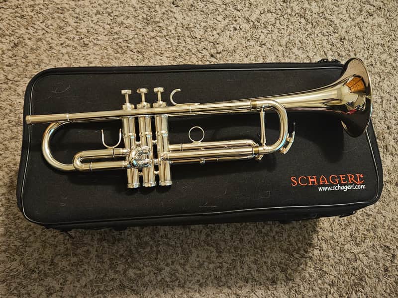 Schagerl James Morrison Meister Series Trumpet in Silver Plate 2023 - Silver Plate image 1