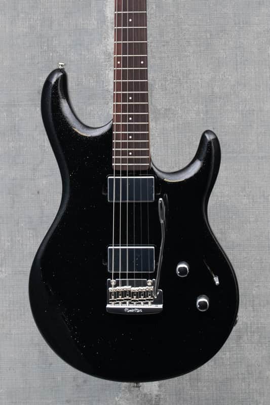 Ernie Ball Music Man Luke 4 HH - Black Sparkle image 1