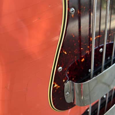 Hollowtone Coral Pink Jazz Bass image 16