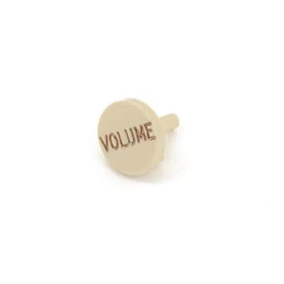 Genuine Fender Stratocaster S-1 Volume Switch Knob Cap, Aged White 005-9266-030 image 1