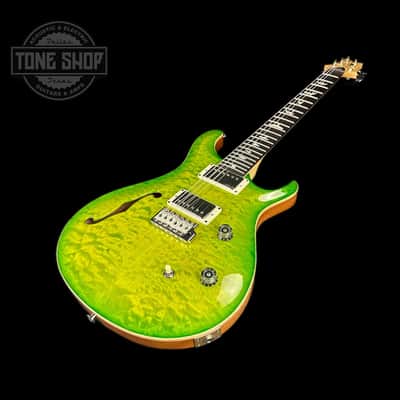 Mint PRS Paul Reed Smith CE24 Semi-Hollow Quilt Eriza Verde w/bag image 2