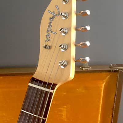 LEFTY! Fender American Vintage 64 Reissue 2012 NOS Relic Classic Sunburst Tele Nitro Made in USA 7.2 Lb G&G HSC Rare image 3