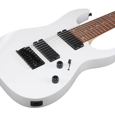 Ibanez Standard Series RG8 8-String Electric Guitar, White image 2