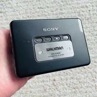 SONY EX808 Walkman Cassette Player ! Excellent Black ! Working ! image 2
