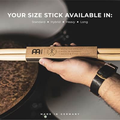 Meinl Stick & Brush Heavy 5A Drumsticks – American Hickory – Made in Germany – Brand New image 6