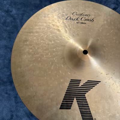 Zildjian 15" K Custom Dark Crash Cymbal 1995 - 2020 - Traditional image 4