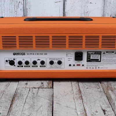 Orange Super Crush 100 Electric Guitar Amplifier Head 100W Solid State Amp Head image 9